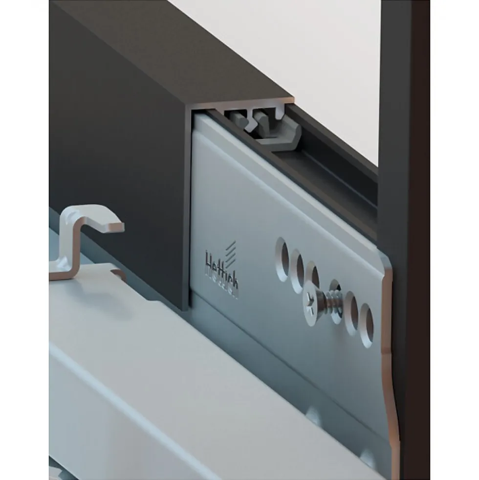 Profil pour tiroir AvanTech YOU et Actro pour système Cadro - 3 m HETTICH