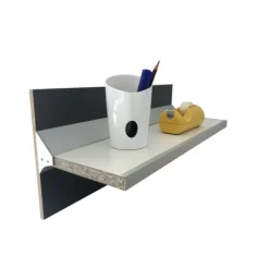Profils porte-tablettes - longueur de 2 m - aluminium Quincadécor