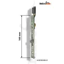 Prolongateur inférieur pour crémone 1 vantail - 6-32105-00 FERCO