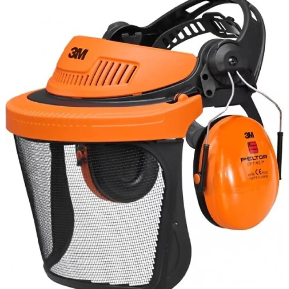Protège-face forestier orange G500V5 3M