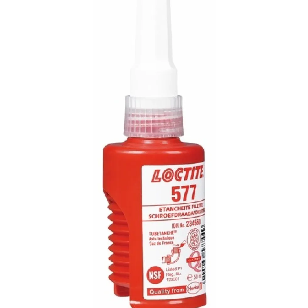 Pâte d étanchéité Loctite 577 gaz et liquides - flacon 50 ml LOCTITE