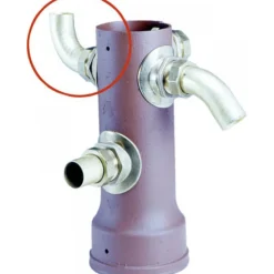 Raccord BOURDIN coudé 90° M 40x49 douille Ø 38 mm RACCORD BOURDIN