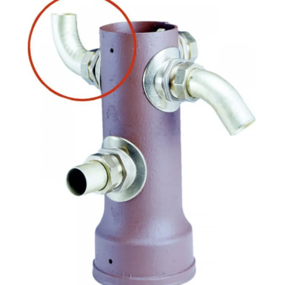 Raccord BOURDIN coudé 90° M 40x49 douille Ø 38 mm RACCORD BOURDIN