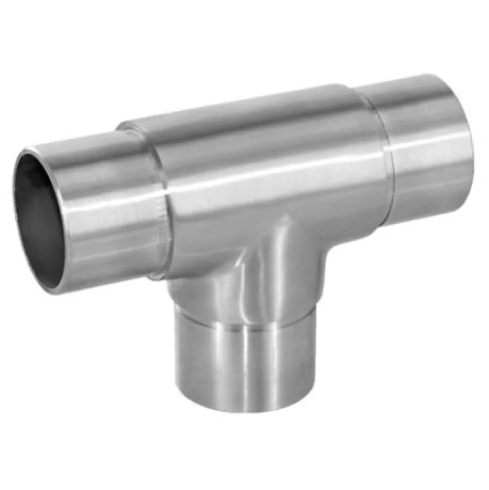 Raccord en T - 42,4 x 2 millimètres de diamètre - inox Design Production