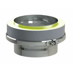 Raccord - simple/double paroi Duoten - Inox - réduit Ø125 mâle TEN