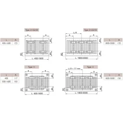 Radiateur eau chaude - Compact Planar - Type 22 STELRAD