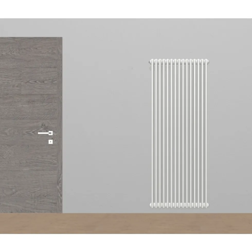 Radiateur eau chaude vertical - 2534 W - blanc - Tesi 3 IRSAP