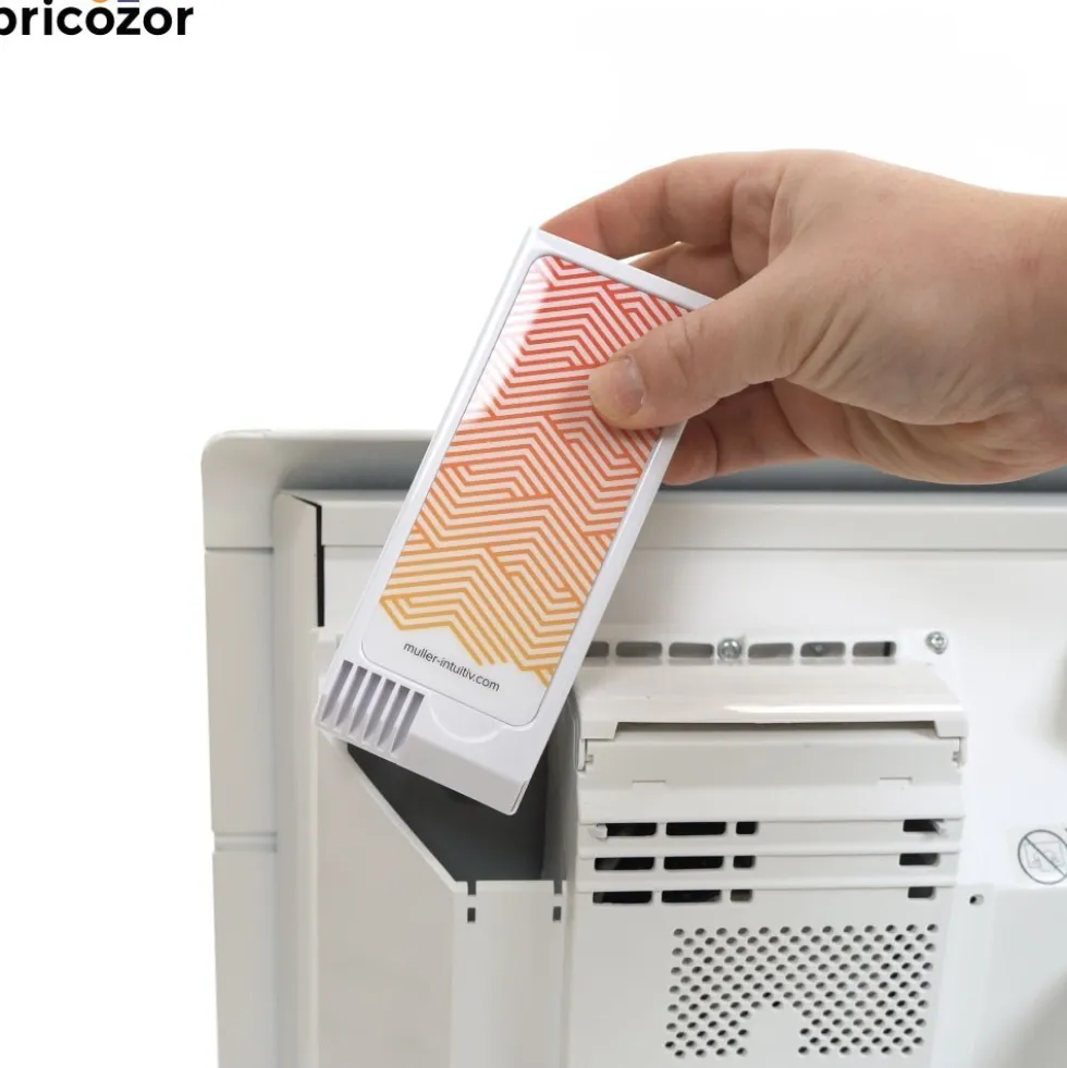 Radiateur électrique à chaleur douce - bas - connecté - Axoo Intuis