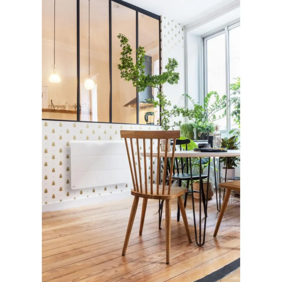 Radiateur électrique à chaleur douce - bas - connecté - Axoo Intuis