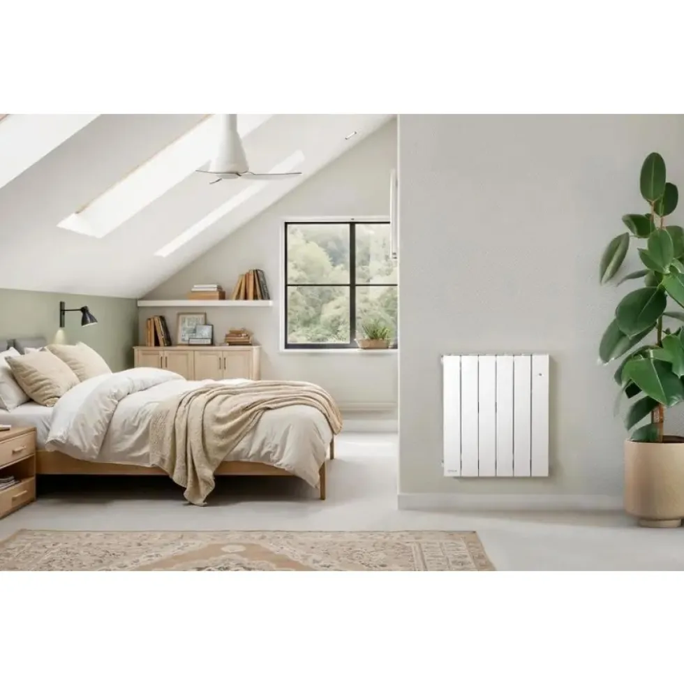 Radiateur électrique à inertie fluide horizontal 2000W - Axino 3eO Intuis