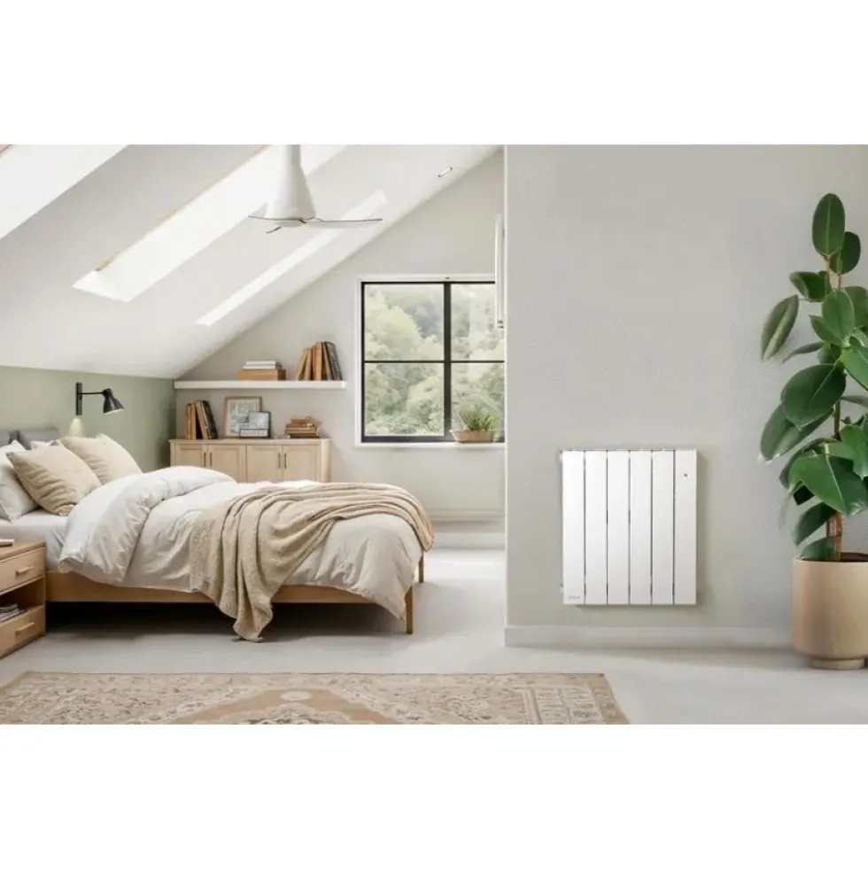 Radiateur électrique à inertie fluide horizontal 750W - Axino 3eO Intuis