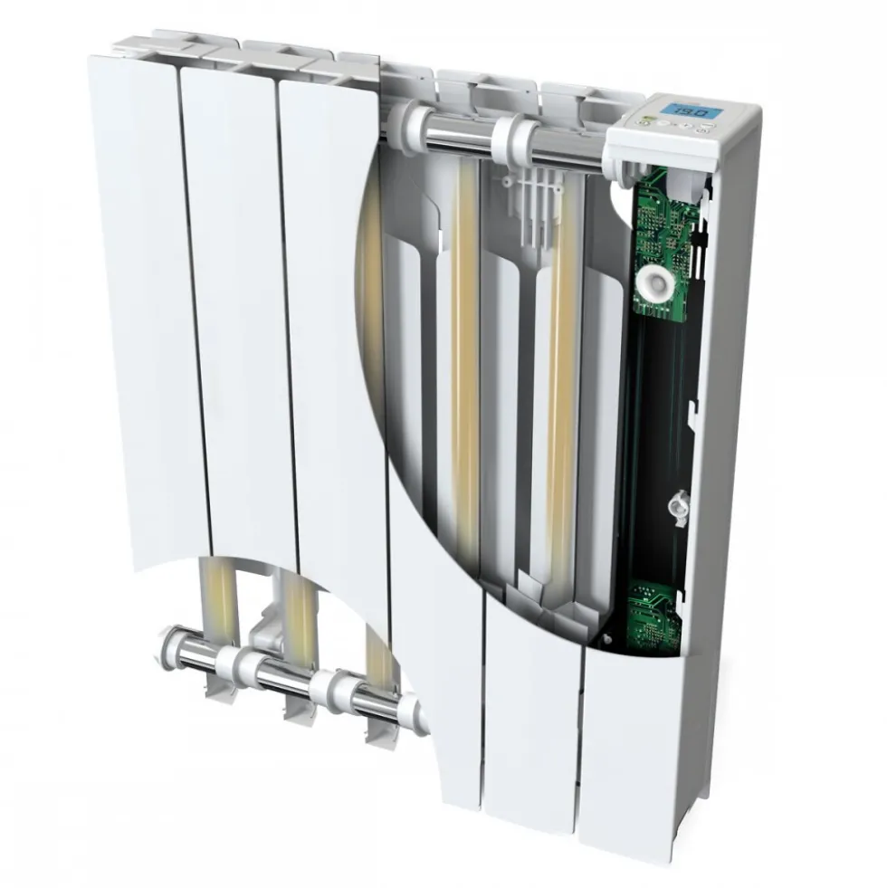 Radiateur électrique à inertie fluide horizontal 1000W - Axino 3eO Intuis