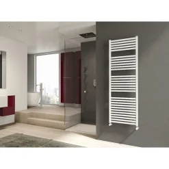 Radiateur sèche-serviettes eau chaude - 750 W - blanc - Quadré RSS IRSAP