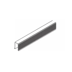 Rail de guidage bas pour porte coulissante - Junior 40, 80,120/A HAWA