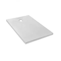 Receveur de douche extraplat antidérapant 160x80cm - texturé pierre blanc mat - Ipso JACOB DELAFON