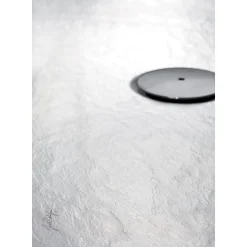 Receveur de douche extraplat antidérapant 160x80cm - texturé pierre blanc mat - Ipso JACOB DELAFON