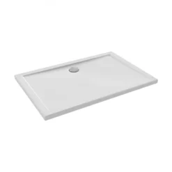 Receveur de douche extra-plat 120x80cm en céramique - blanc - Camille JACOB DELAFON
