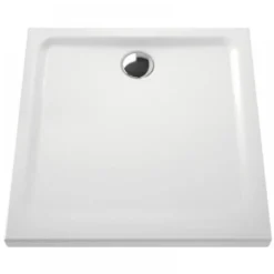 Receveur à poser extra-plat en céramique - 80x80 cm VITRA