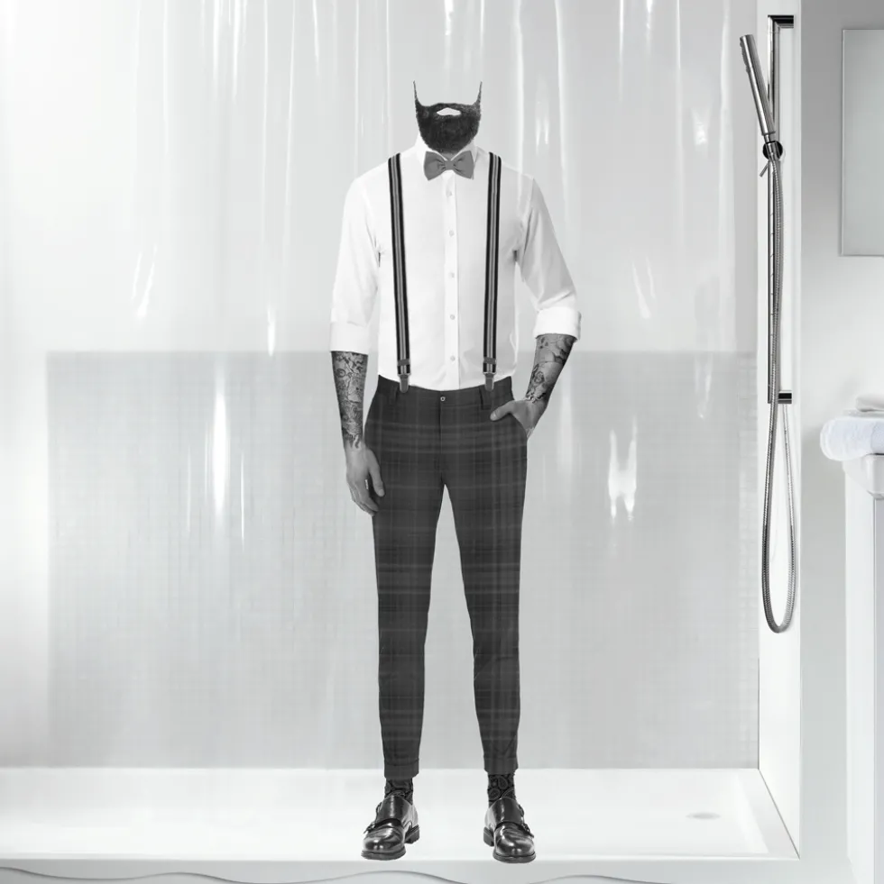 Rideau de douche - Peva - 180x200cm - Dandy SPIRELLA