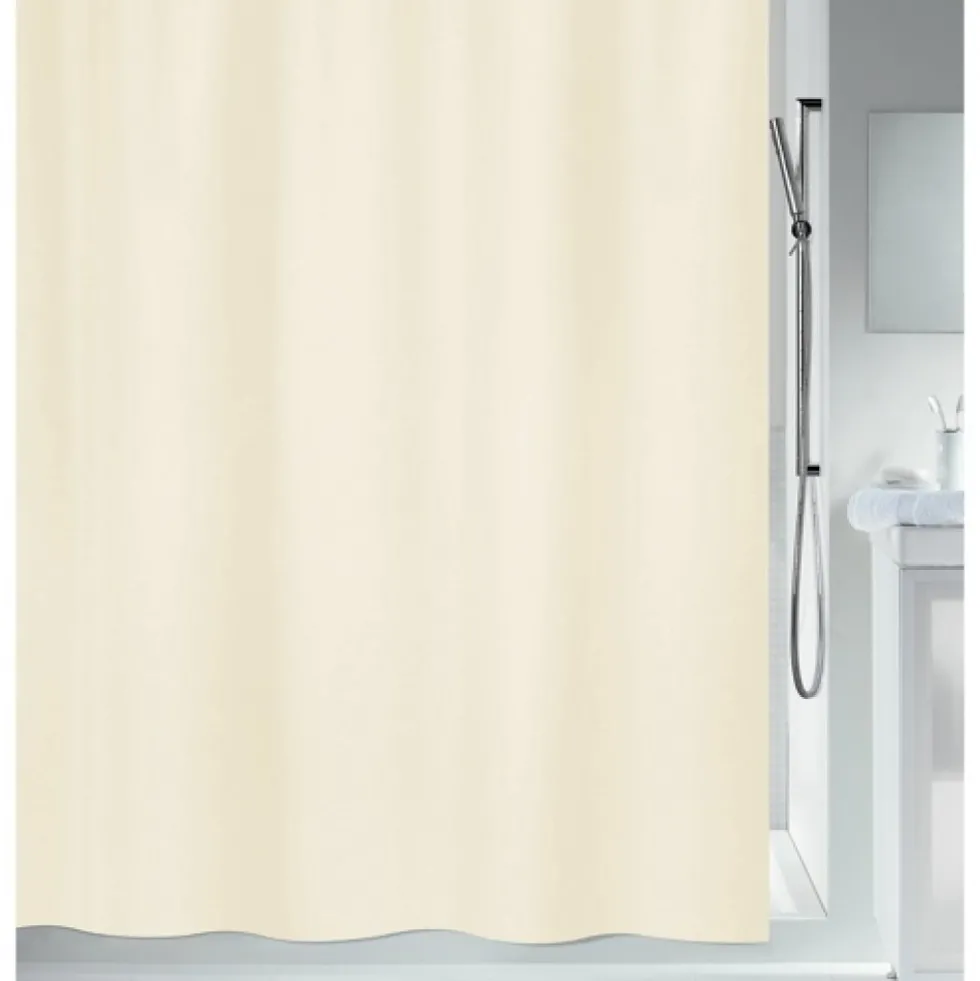 Rideau de douche - 120 x 200 cm - Beige - Polyester - PRIMO SPIRELLA