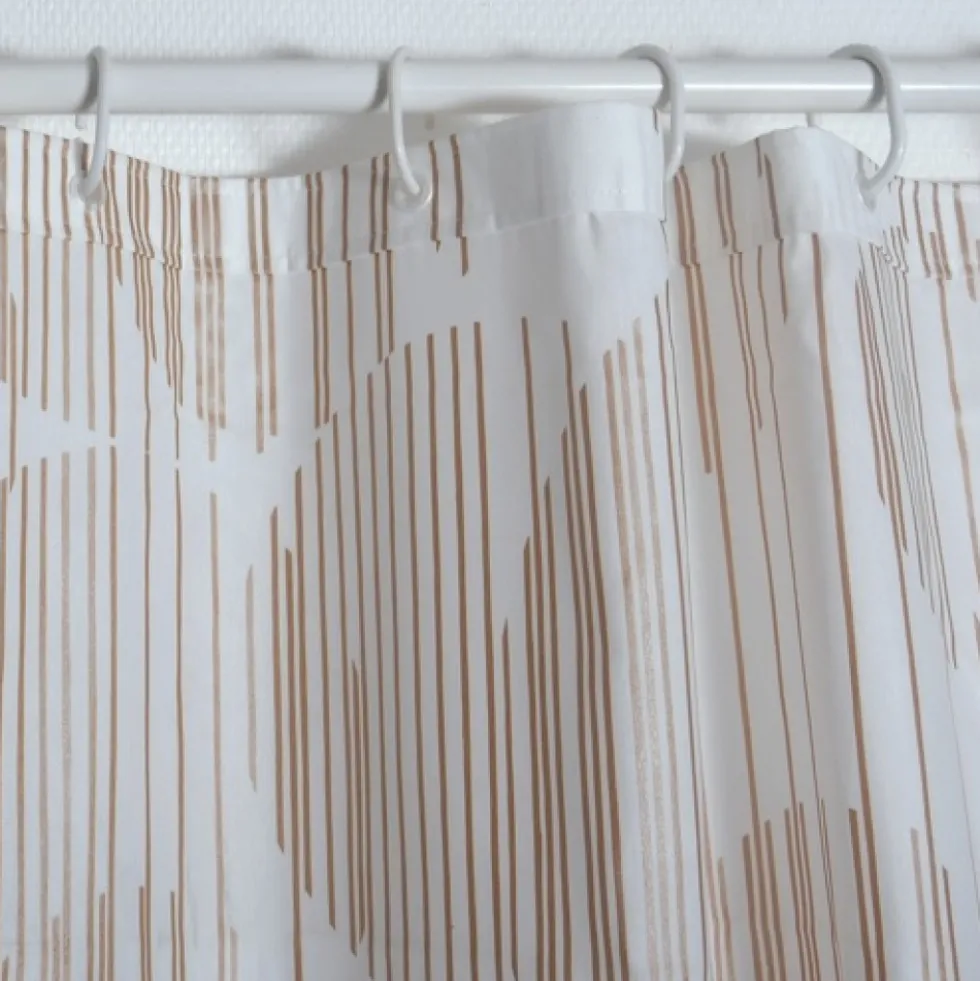 Rideau de douche - 180 x 200 cm - Beige - Polyester - Raio SPIRELLA