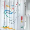 Rideau de douche -180 x 200 cm - Multicolor - Polyester - FACES SPIRELLA