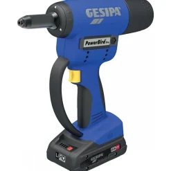 Riveteuse 18V/2Ah PowerBird® Pro CAS - rivets Ø 2,4 à 6,4 mm - batterie + chargeur SFS GROUP DIVISION RIVETING GESIPA