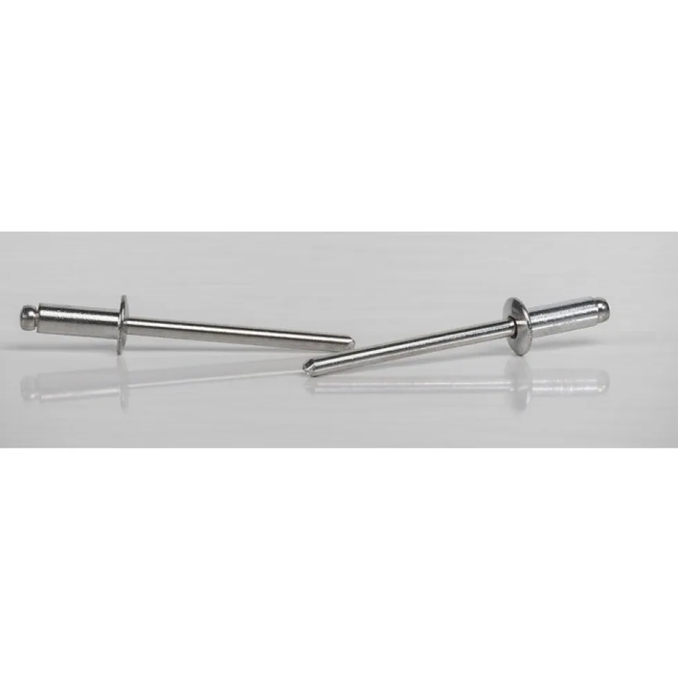 Rivets aveugles en aluminium/acier zingué - tête plate GESIPA