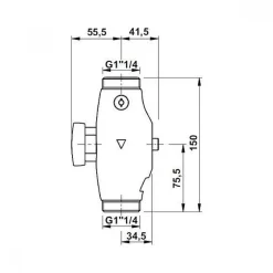 Robinet applique Presto éclair XL PRESTO