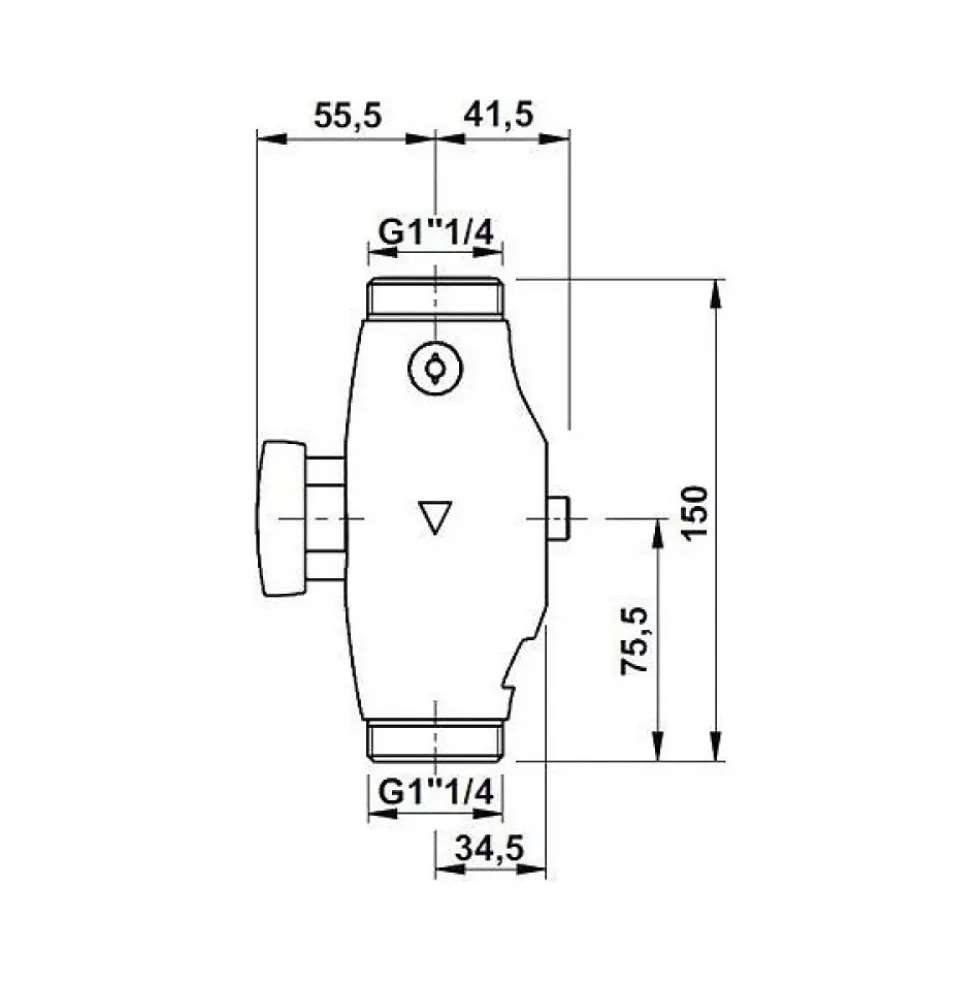 Robinet applique Presto éclair XL PRESTO