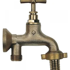 Robinet d' arrosage monobloc avec applique PORQUET