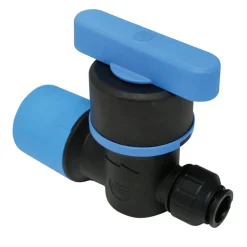 Robinet d'arrêt PE - tube PE Ø25 / PER cuivre Ø22 mm - instantané - Speedfit Blue John Guest