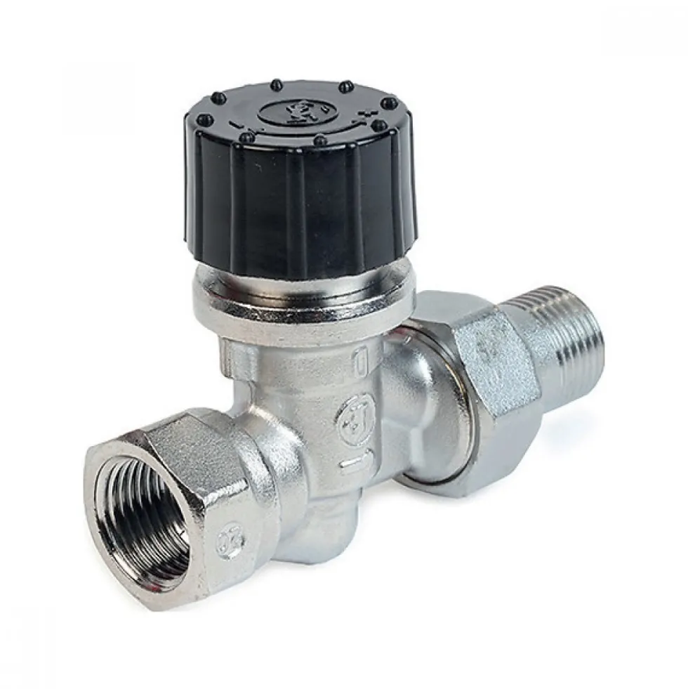 Robinet droit thermostatisable avec équilibrage dynamique du débit GIACOMINI