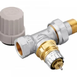 Robinet thermostatisable droit avec préréglage - RA-IN 15 - filetage 15x21 DANFOSS