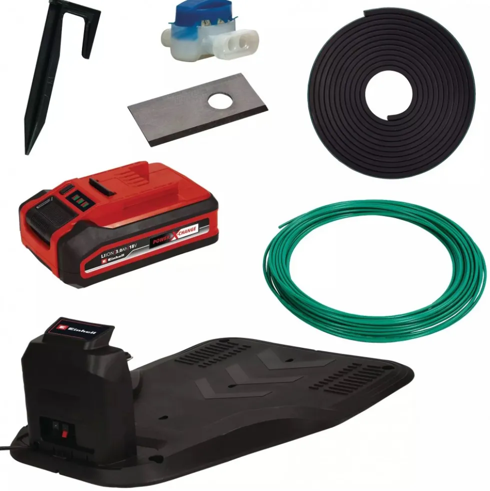 Robot tondeuse FREELEXO CAM 500 + kit d'accessoires - Power X-Change EINHELL