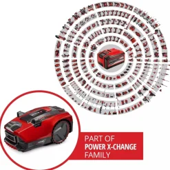 Robot tondeuse FREELEXO CAM PLUS 600 + kit d'accessoires - Power X-Change EINHELL