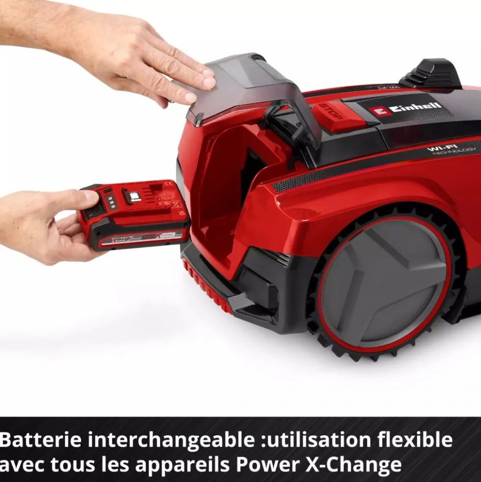 Robot tondeuse FREELEXO CAM PLUS 600 + kit d'accessoires - Power X-Change EINHELL