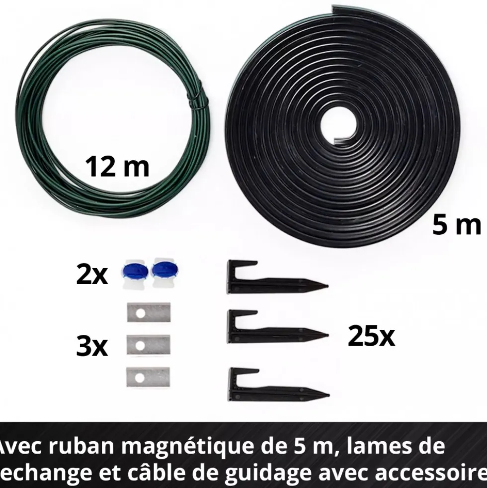Robot tondeuse FREELEXO CAM PLUS 600 + kit d'accessoires - Power X-Change EINHELL