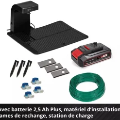 Robot tondeuse FREELEXO 500 + kit d'accessoires - Power X-Change EINHELL