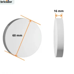 Rosace de sécurité ronde ESR 300 avec protection cylindre KARCHER DESIGN