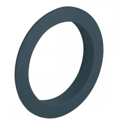 Rosace pour serrures Push Lock - carrée ou ronde - gris anthracite JUNIE