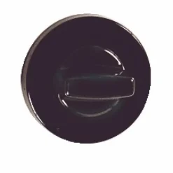 Rosaces pour poignées de porte - polyamide - Arcolor 7700 - noir VACHETTE