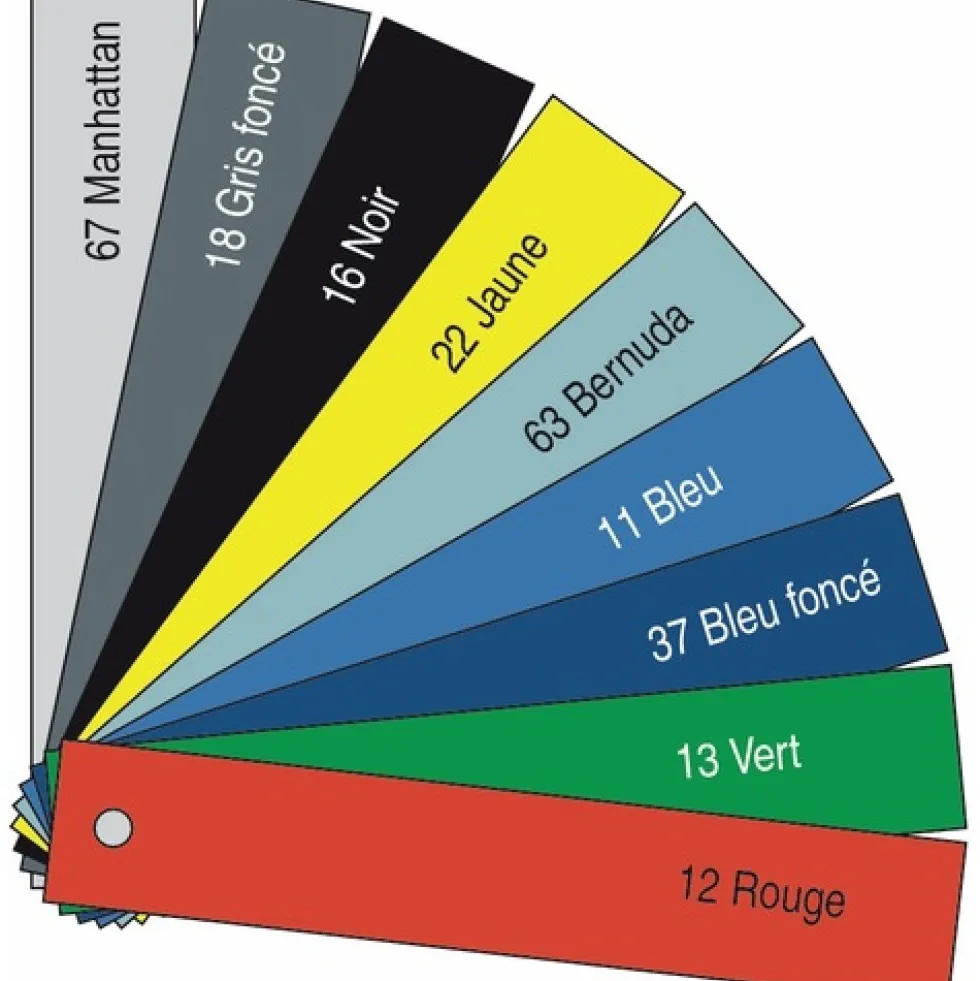 Rosaces rondes pour poignées de porte - nylon - ZD - blanc NORMBAU