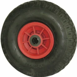 Roue de diable polypropylène noir - bandage pneumatique TENTE