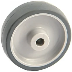 Roue synthétique gris 160 mm - alésage 20 mm - 200 kg - Alésage lisse - reconditionné AVL