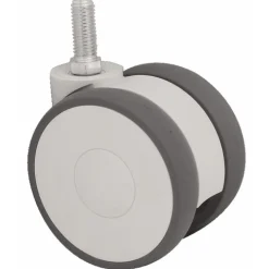 Roulette collectivité, bande polyamide, sur tige filetée, roue pivotante TENTE
