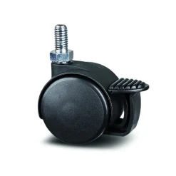 Roulette pivotante à frein table et bureau - tige filetée - 30kg- Lumina TENTE