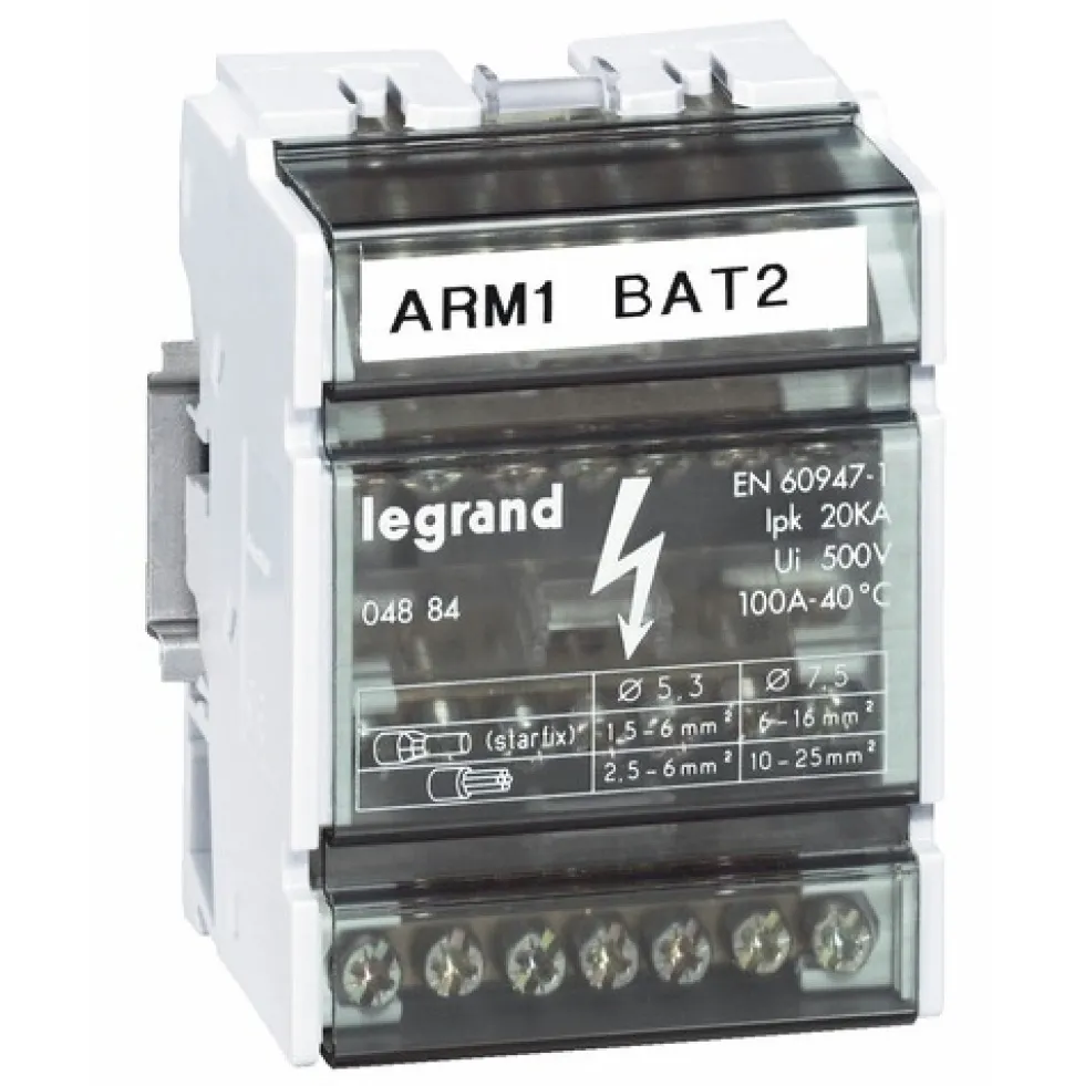 Répartiteur modulaire tétrapolaire LEGRAND