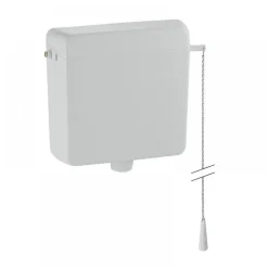 Réservoir wc indépendant - haut - simple chasse avec chaînette AP123 GEBERIT