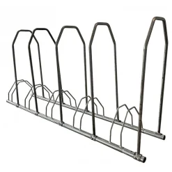 Râtelier porte-vélos 5 places avec arceaux d'appui VISO